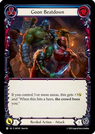 Goon Beatdown (SUP105) - Super Slam Rainbow Foil