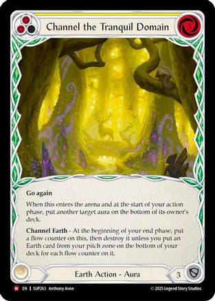 Channel the Tranquil Domain (Extended Art) (SUP263) - Super Slam Cold Foil