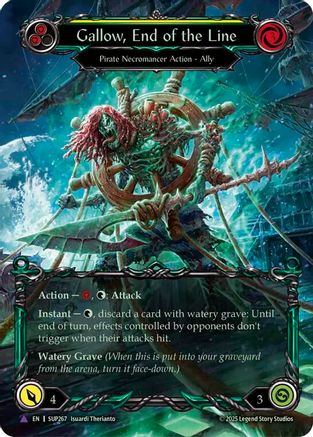 Gallow, End of the Line (Marvel) (SUP267) - Super Slam Cold Foil