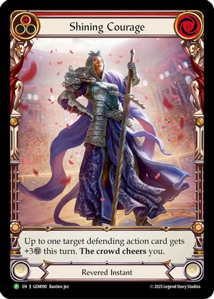 Shining Courage (GEM090) - GEM Pack 3 Rainbow Foil