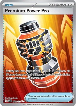 Premium Power Pro - 174/132 174 - ME01 Mega Evolution Holofoil