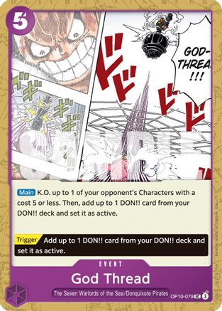 God Thread (Reprint) (OP10-079) - Premium Booster -The Best- Vol. 2