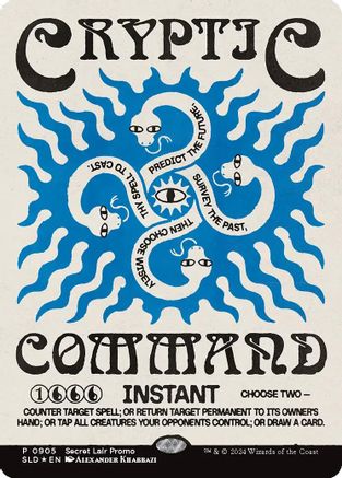 Cryptic Command (Rainbow Foil) (SLD-905) - Secret Lair Drop Series Foil