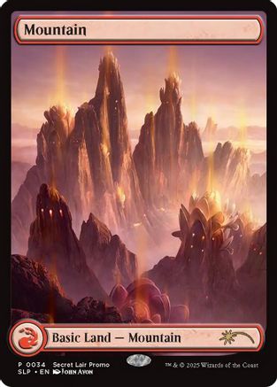 Mountain (0034) (SLP-034) - Secret Lair Showdown