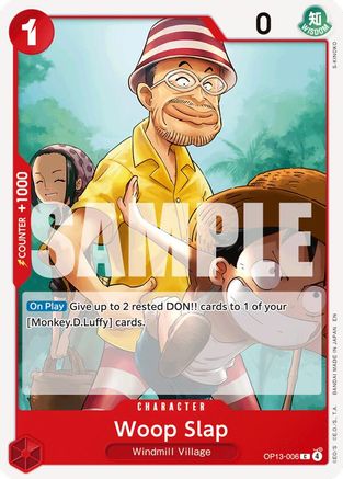 Woop Slap (OP13-006) - Carrying On His Will