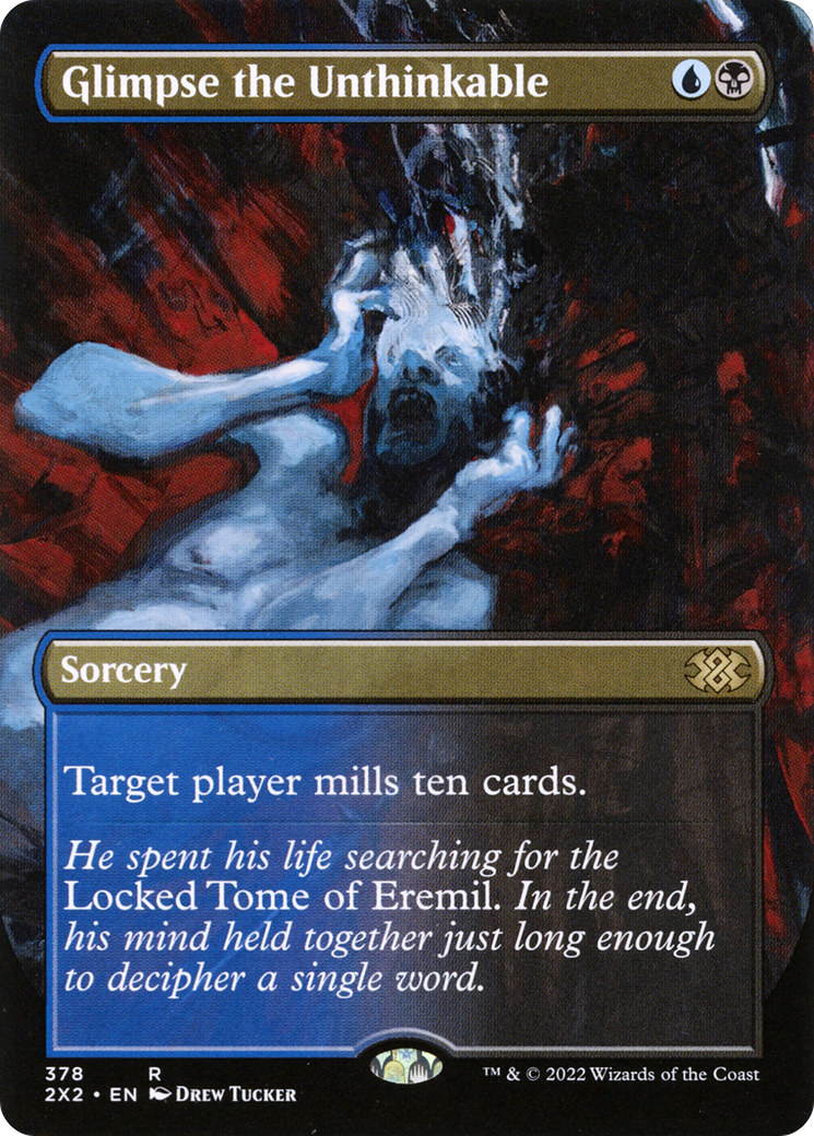 Glimpse the Unthinkable (Borderless Alternate Art) [Double Masters 2022]