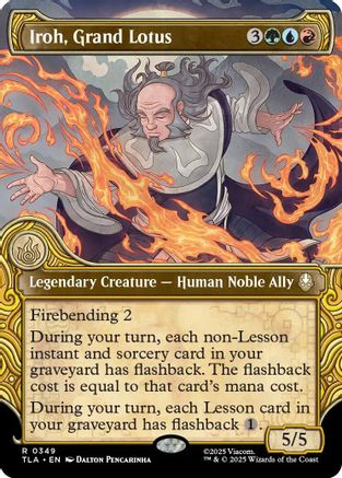 Iroh, Grand Lotus (Showcase) (TLA-349) - Avatar: The Last Airbender
