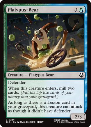 Platypus-Bear (TLA-236) - Avatar: The Last Airbender