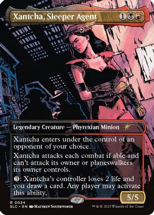 Xantcha, Sleeper Agent (SLC-024) - Secret Lair Countdown Kit