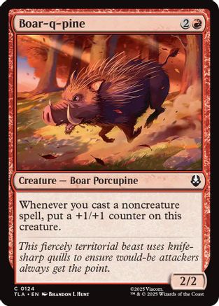Boar-q-pine (TLA-124) - Avatar: The Last Airbender Foil