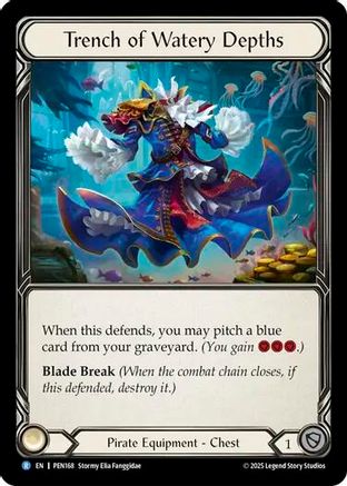 Trench of Watery Depths (PEN168) - Compendium of Rathe Cold Foil
