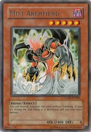 Mist Archfiend [TU02-EN009] Rare
