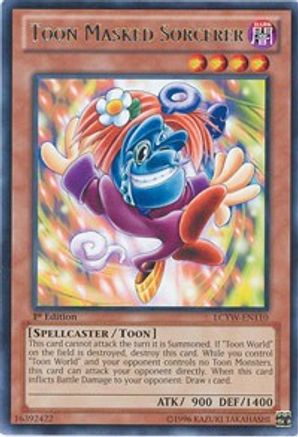 Toon Masked Sorcerer [LCYW-EN110] Rare