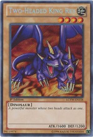 Two-Headed King Rex [LCYW-EN158] Secret Rare