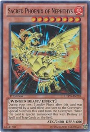 Sacred Phoenix of Nephthys [LCYW-EN259] Super Rare