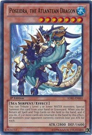 Poseidra, the Atlantean Dragon [SDRE-EN001] Ultra Rare