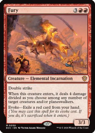 Fury (ECC-050) - Commander: Lorwyn Eclipsed