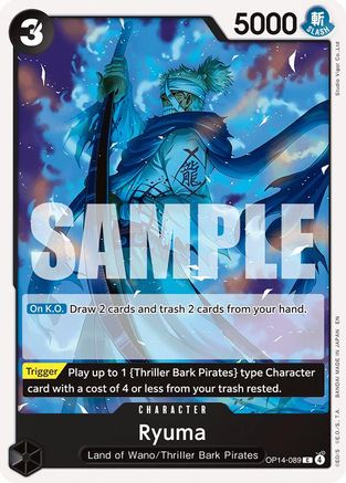 Ryuma (OP14-089) - The Azure Sea's Seven