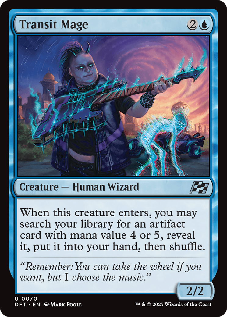 Transit Mage (-070) - Aetherdrift Foil