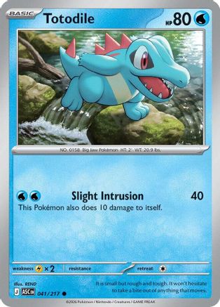 Totodile 41 - ME Ascended Heroes Reverse Holofoil
