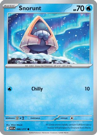 Snorunt - 046/217 46 - ME Ascended Heroes Reverse Holofoil