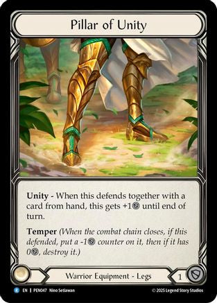 Pillar Of Unity (PEN047) - Compendium of Rathe Cold Foil