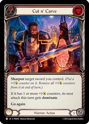 Cut N Carve (Red) (PEN054) - Compendium of Rathe
