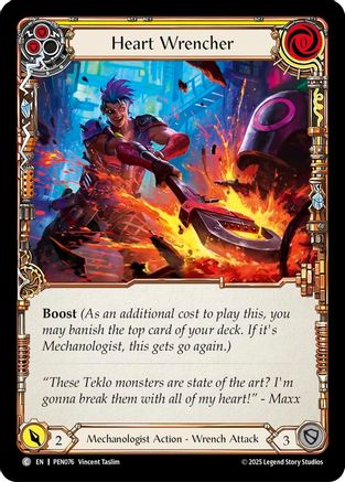 Heart Wrencher (Yellow) (PEN076) - Compendium of Rathe Rainbow Foil