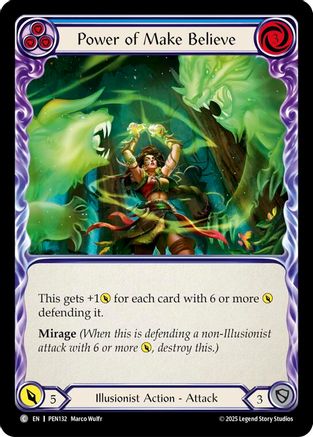 Power Of Make Believe (Blue) (PEN132) - Compendium of Rathe Rainbow Foil