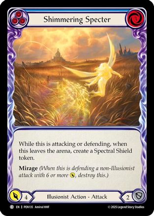 Shimmering Specter (Blue) (PEN135) - Compendium of Rathe Rainbow Foil