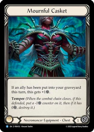 Mournful Casket (PEN153) - Compendium of Rathe Cold Foil