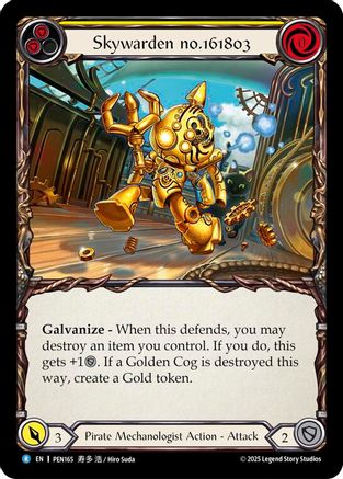Skywarden No(Red)6(Red)80(Blue) (Yellow) (PEN165) - Compendium of Rathe Rainbow Foil