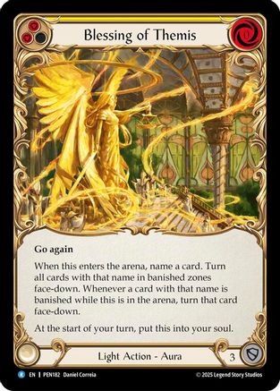 Blessing Of Themis (Yellow) (PEN182) - Compendium of Rathe