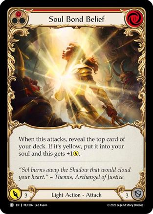 Soul Bond Belief (Red) (PEN186) - Compendium of Rathe