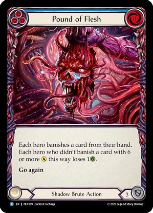 Pound Of Flesh (Blue) (PEN189) - Compendium of Rathe Rainbow Foil