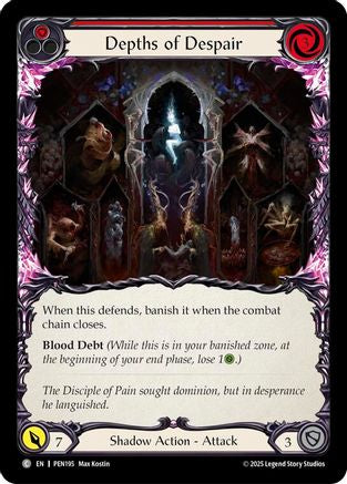 Depths Of Despair (Red) (PEN195) - Compendium of Rathe Rainbow Foil