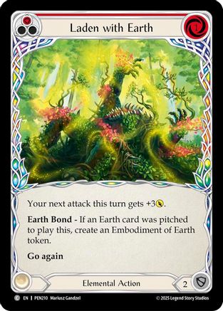 Laden With Earth (Red) (PEN210) - Compendium of Rathe Rainbow Foil