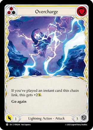Overcharge (Yellow) (PEN244) - Compendium of Rathe Rainbow Foil