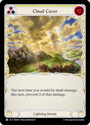 Cloud Cover (Yellow) (PEN247) - Compendium of Rathe Rainbow Foil