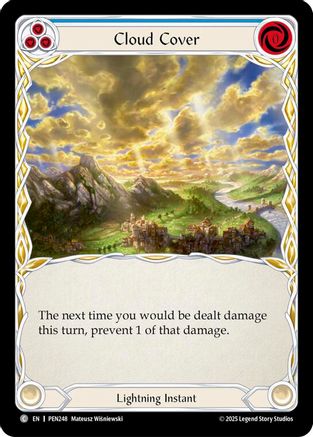 Cloud Cover (Blue) (PEN248) - Compendium of Rathe Rainbow Foil