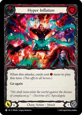 Hyper Inflation (Red) (PEN282) - Compendium of Rathe Rainbow Foil