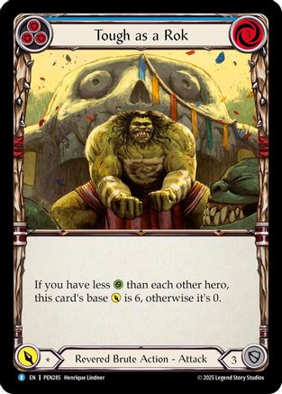 Tough As A Rok (Blue) (PEN285) - Compendium of Rathe Rainbow Foil