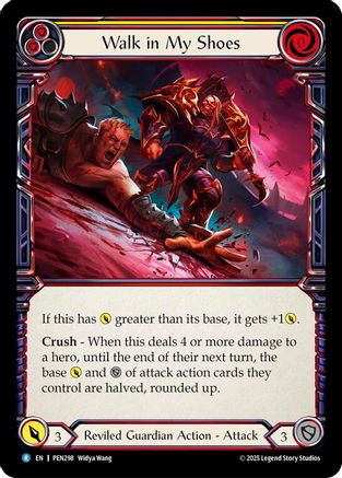 Walk In My Shoes (Yellow) (PEN298) - Compendium of Rathe Rainbow Foil