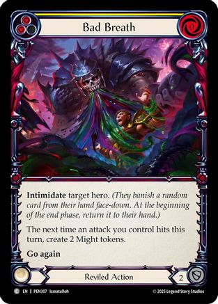 Bad Breath (Yellow) (PEN307) - Compendium of Rathe Rainbow Foil