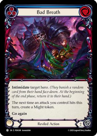 Bad Breath (Blue) (PEN308) - Compendium of Rathe Rainbow Foil
