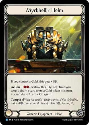 Myrkhellir Helm (PEN315) - Compendium of Rathe Cold Foil
