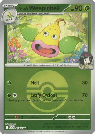 Erika's Weepinbell (Poke Ball) 5 - ME Ascended Heroes Reverse Holofoil