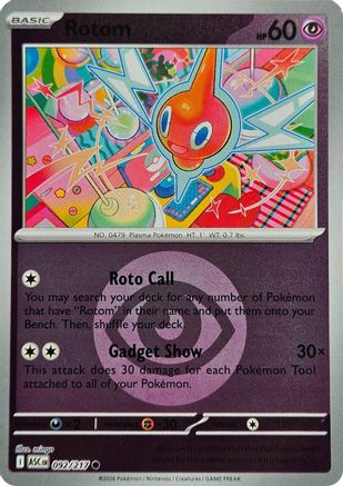 Rotom (Energy Symbol Pattern) 92 - ME Ascended Heroes Reverse Holofoil
