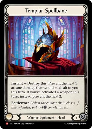 Templar Spellbane (PEN043) - Compendium of Rathe