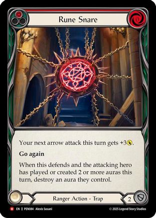 Rune Snare (Red) (PEN084) - Compendium of Rathe